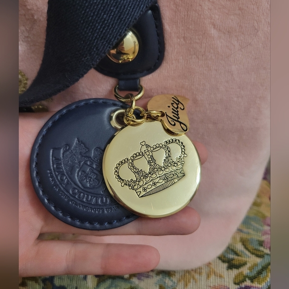 Vintage Juicy Couture Pink Velour Bag - Picture 7 of 12